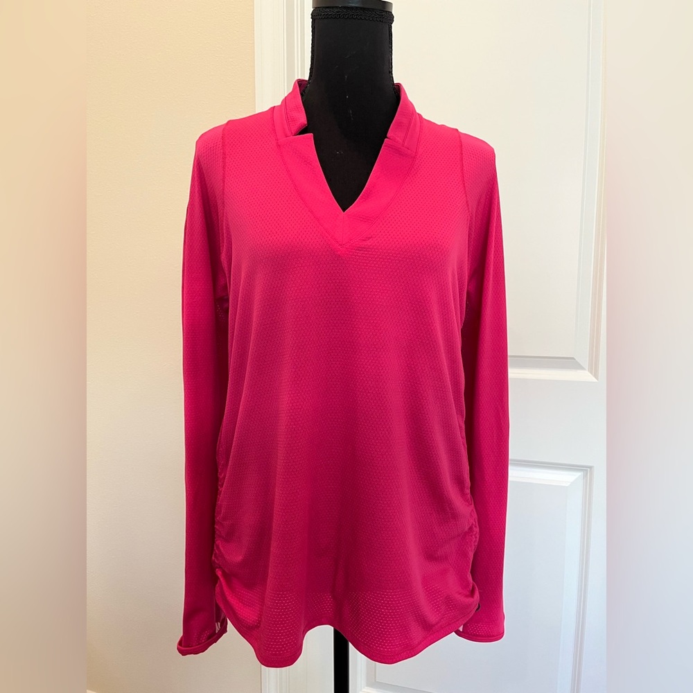 Lucky in Love Long Sleeve Pink Top